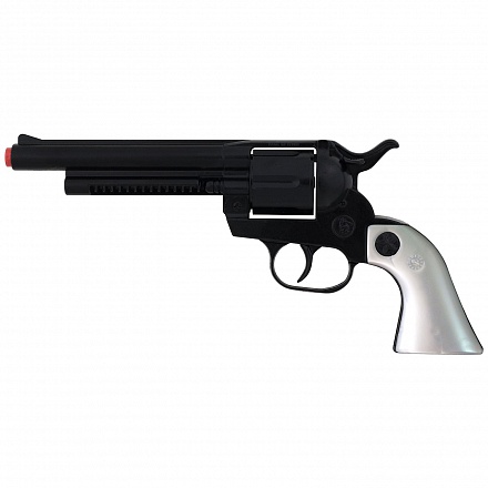 Ковбойский револьвер на 12 пистонов, цвет – черный 